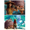 Puzzle 2 x 25 el. Raya i ostatni smok (drewniane)