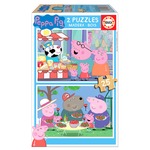 Puzzle 2 x 25 el. Świnka Peppa (drewniane)
