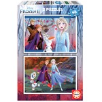 Puzzle 2 x 48 el. Kraina Lodu II