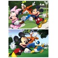 Puzzle 2 x 48 el. Myszka Miki i przyjaciele