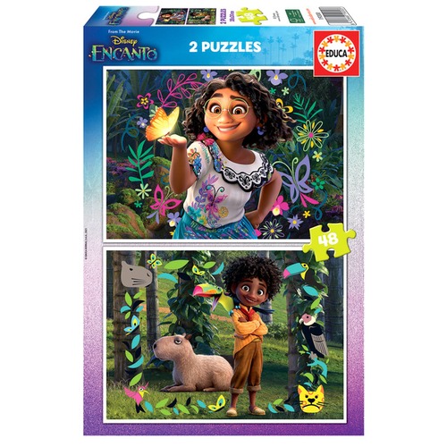 Puzzle 2 x 48 el. Nasze magiczne Encanto - Disney