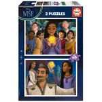 Puzzle 2 x 48 el. Życzenie