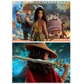 Puzzle 2 x 50 el. Raya i ostatni smok (drewniane)
