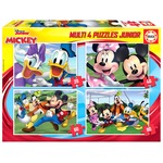 Puzzle 20 el. + 40 el. + 60 el. + 80 el. Myszka Miki i przyjaciele