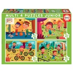 Puzzle 20 el. + 40 el. + 60 el. + 80 el. Sport