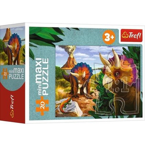 Puzzle 20 miniMaxi Poznaj świat dinozaurów 4 TREFL