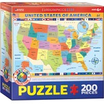 Puzzle 200 EG-Map of the USA 6200-0651