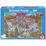 Puzzle 200 el. Zamek rycerski