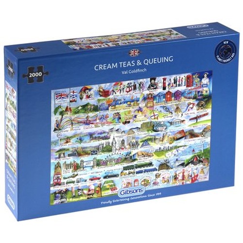 Puzzle 2000 el. Brytyjskie znaki szczególne