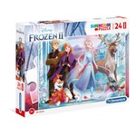 Puzzle 24 elementy Maxi Super Kolor Kraina lodu 2