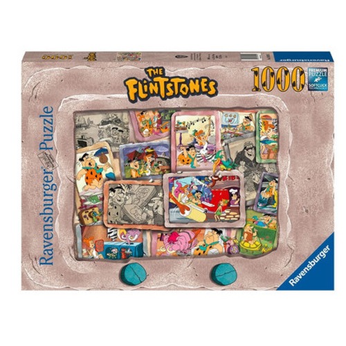 Puzzle 2D 1000 elementów Flintstonowie