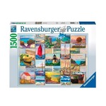 Puzzle 2D 1500 elementów Kolaż wybrzeża