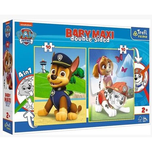 Puzzle 2x10 Baby Maxi Drużyna Paw Patrol TREFL
