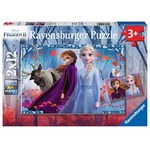 Puzzle 2x12 elementów Frozen 2, Kraina Lodu 2
