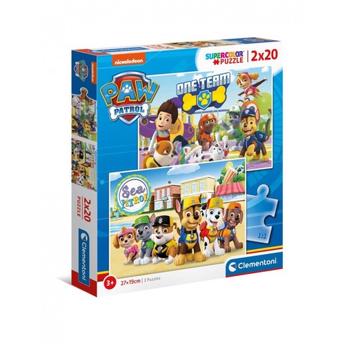 Puzzle 2x20 elementów Psi Patrol