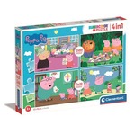 Puzzle 2x20+2x60 super kolor Peppa Pig 24799