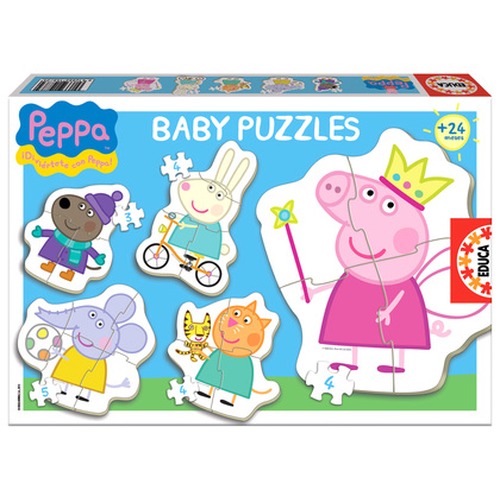 Puzzle 3-5 el. Świnka Peppa