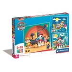 Puzzle 3 x 48 super kolor Paw patrol 25291