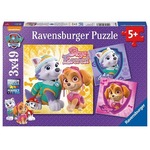 Puzzle 3 x 49 elementów, Psi Patrol
