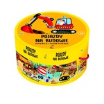 Puzzle 30 Na okrągło + książka Pojazdy na budowie