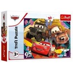 Puzzle 30 Rozpędzone samochody TREFL