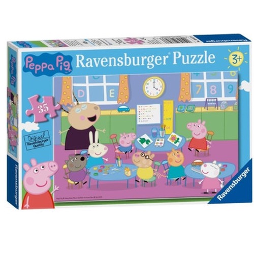 Puzzle 35 elementów Świnka Peppa i cała klasa