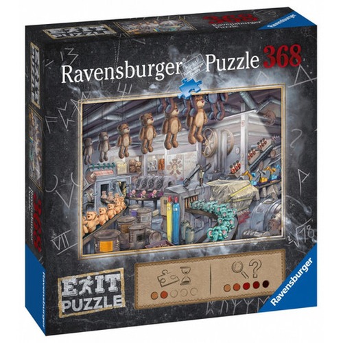 Puzzle 368 elementów W fabryce zabawek