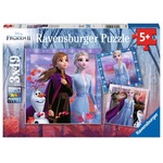 Puzzle 3x49 elementów Frozen 2, Kraina Lodu 2
