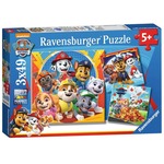Puzzle 3x49 elementów Psi Patrol