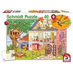 Puzzle 40 el. Remont domu + narzędzia