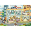 Puzzle 40 el. Szpital dziecięcy + stetoskop