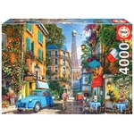 Puzzle 4000 el. Uliczka w Paryżu