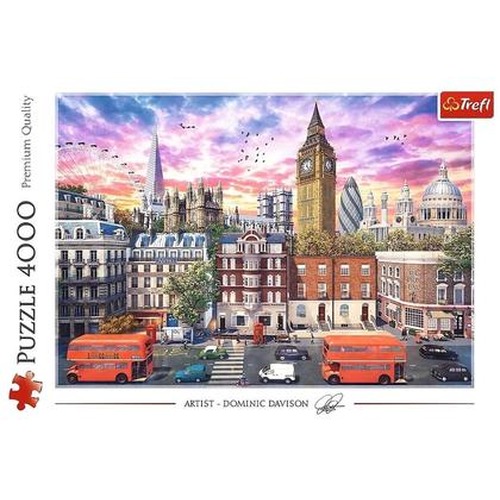 Puzzle 4000 Spacer po Londynie TREFL