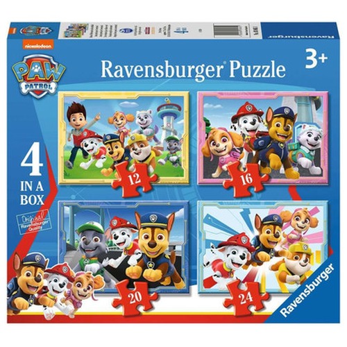 Puzzle 4w1 Drużyna Psi Patrol