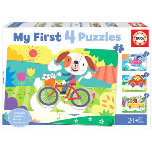 Puzzle 5-8 el. Pojazdy