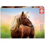 Puzzle 500 el. Koń na tle wschodzącego słońca