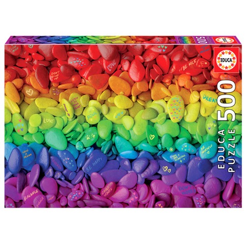 Puzzle 500 el. Kolorowe kamienie