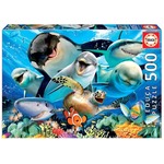 Puzzle 500 el. Podwodne selfie