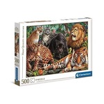 Puzzle 500 elementów High Quality, Dzikie koty