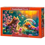 Puzzle 500 elementów Kot magiczny poranek