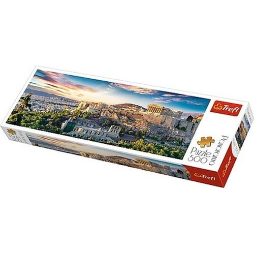 Puzzle 500 elementów Panorama - Akropol, Ateny