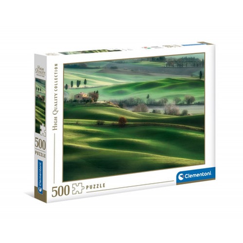Puzzle 500 elementów Wzgórza Toskanii 