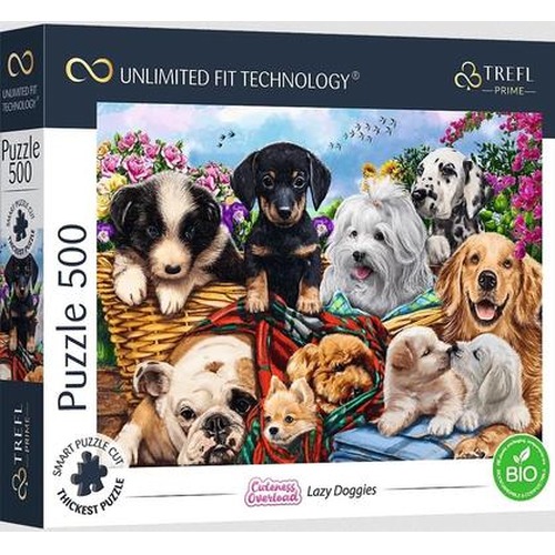 Puzzle 500 Lazy Doggies TREFL