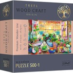 Puzzle 500+1 Puzzle Drewniane Domek na plaży 20166