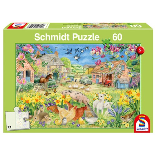 Puzzle 60 el. Moja mała farma