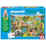 Puzzle 60 el. PLAYMOBIL Zoo + figurka