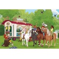 Puzzle 60 el. SCHLEICH Spotkanie klubu jeździeckiego + figurka