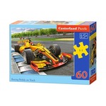 Puzzle 60 elementów - Bolid wyścigowy na torze