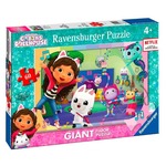 Puzzle 60 elementów Gigant Koci Domek Gabi