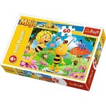 Puzzle 60 elementów - Pszczółka Maja, Kwiatek dla Mai